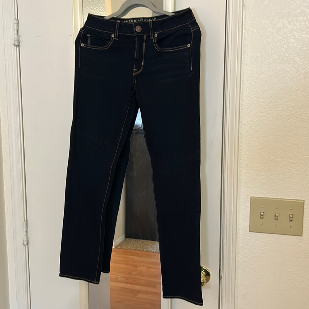 American Eagle Straight Dark Wash Jeans